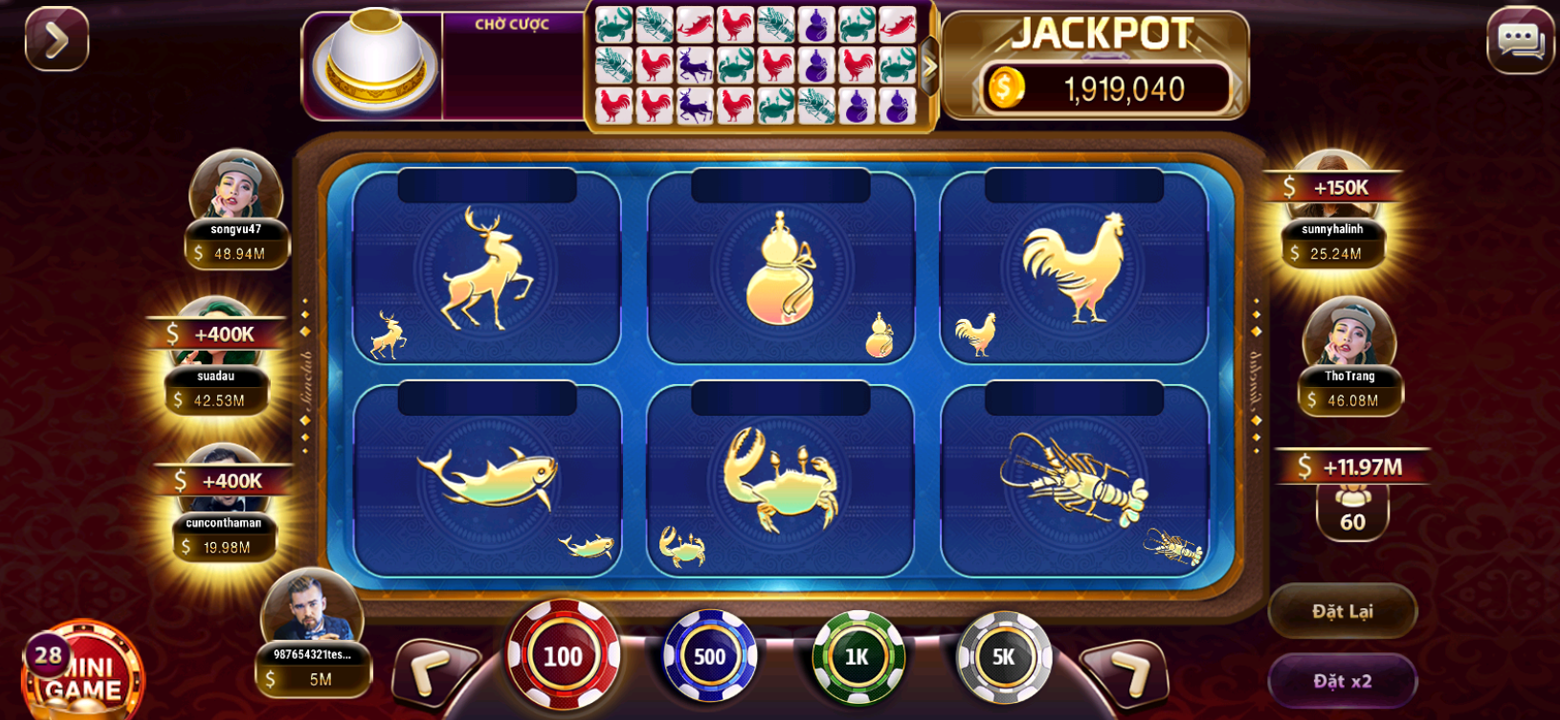 Sảnh casino trực tuyến đa dạng trò chơi trên app 188bet